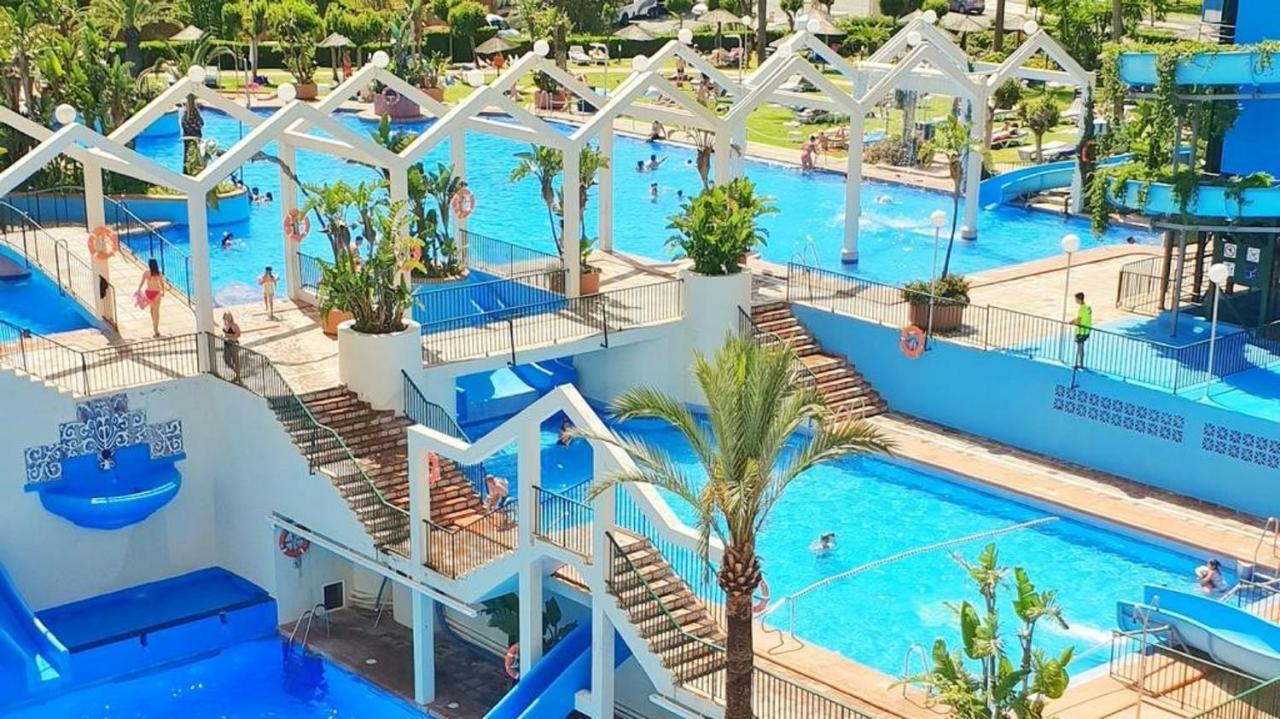 "Vive Benal Beach" Estudio Gran Terraza Y Parque Acuatico 1319 Benalmádena Kültér fotó