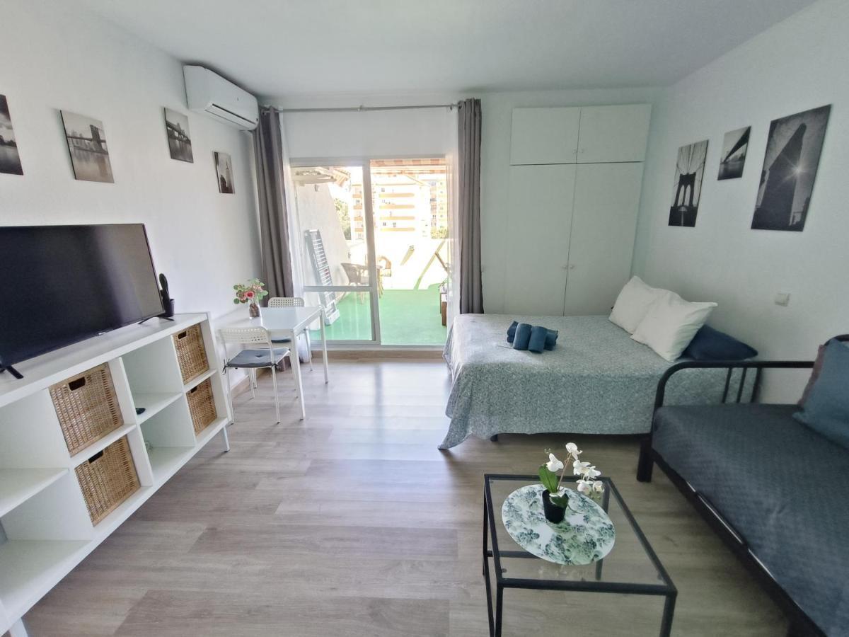 "Vive Benal Beach" Estudio Gran Terraza Y Parque Acuatico 1319 Benalmádena Kültér fotó