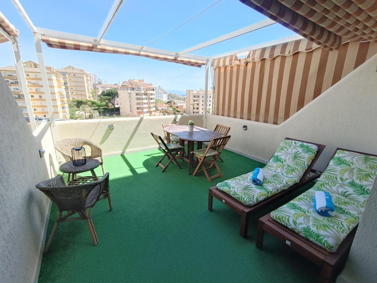 "Vive Benal Beach" Estudio Gran Terraza Y Parque Acuatico 1319 Benalmádena Kültér fotó